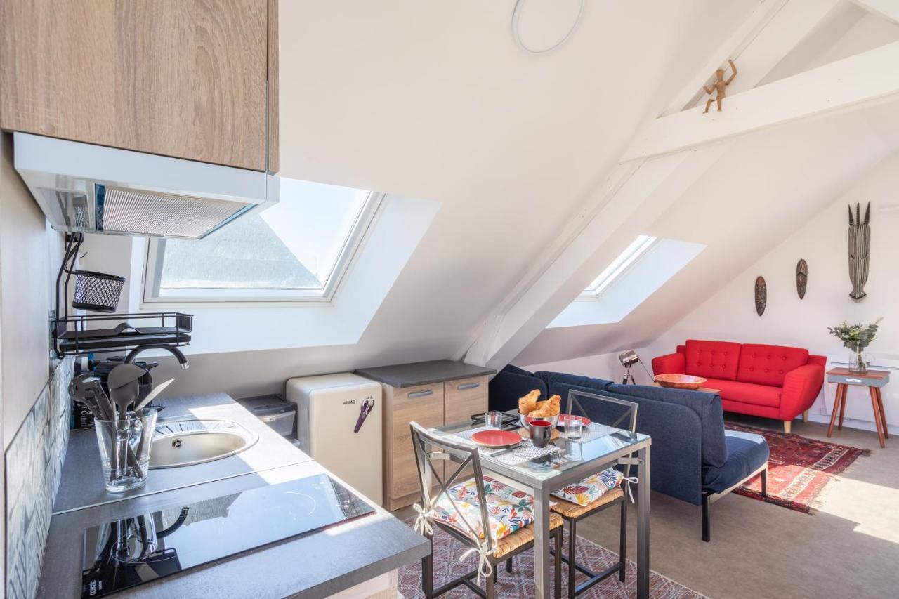 Teranga - Studio Avec Grande Terrasse Dans Rennes Luaran gambar